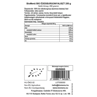BioMenü Bio mouka ze Sladkých Brambor 250 g obrázek produktu