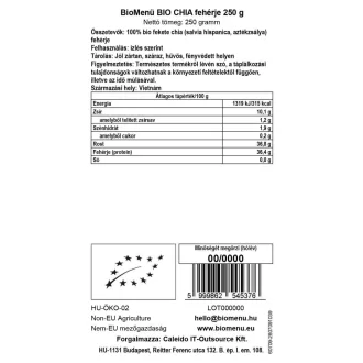 BioMenü Bio Chia Protein 250 g obrázek produktu