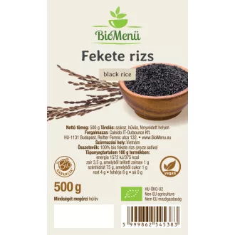 BioMenü Bio Černá Rýže 500 g obrázek produktu