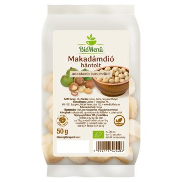 BioMenü Bio Makadamové Ořechy loupané 50 g