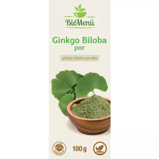 BioMenü bio Ginkgo Biloba prášek 100 g označení