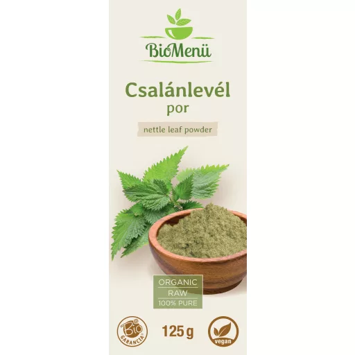 BioMenü Bio Kopřivového Listu prášek 125 g označení