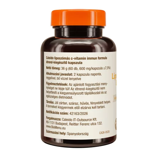 Caleido Lipozomální Imunitní Komplex Vitamínu C kapsle 60 ks obrázek produktu vlevo