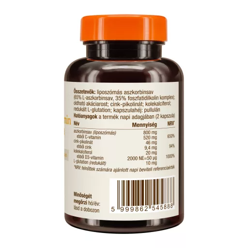 Caleido Lipozomální Imunitní Komplex Vitamínu C kapsle 60 ks obrázek produktu vpravo