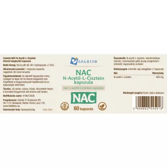 Caleido NAC N-Acetyl-L-Cystein kapsle 60 ks obrázek produktu