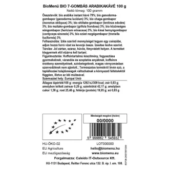 BioMenü 7-Druhů Arabica Káva 100 g obrázek produktu