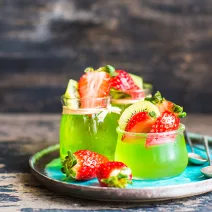 Domácí ovocný želé s kolagenem