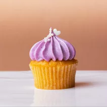 Vánoční koláček s krémem z bobulí acai