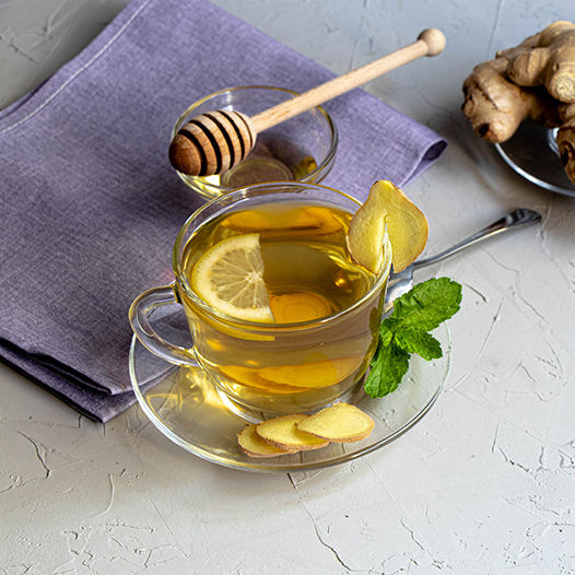 Med-ginger moringa tea