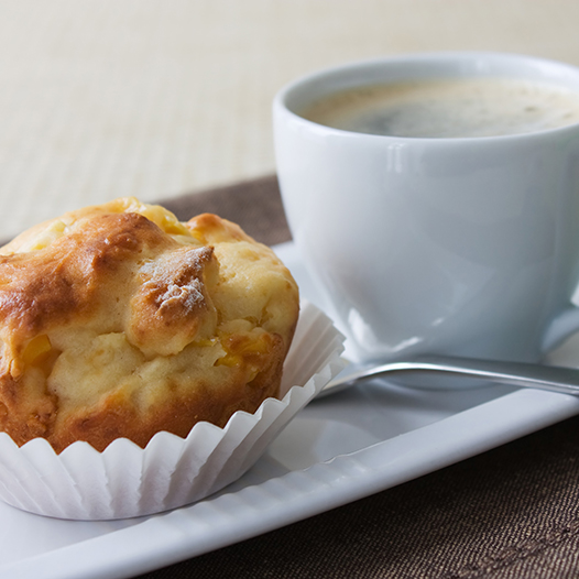 Letní muffin se sušeným mangem